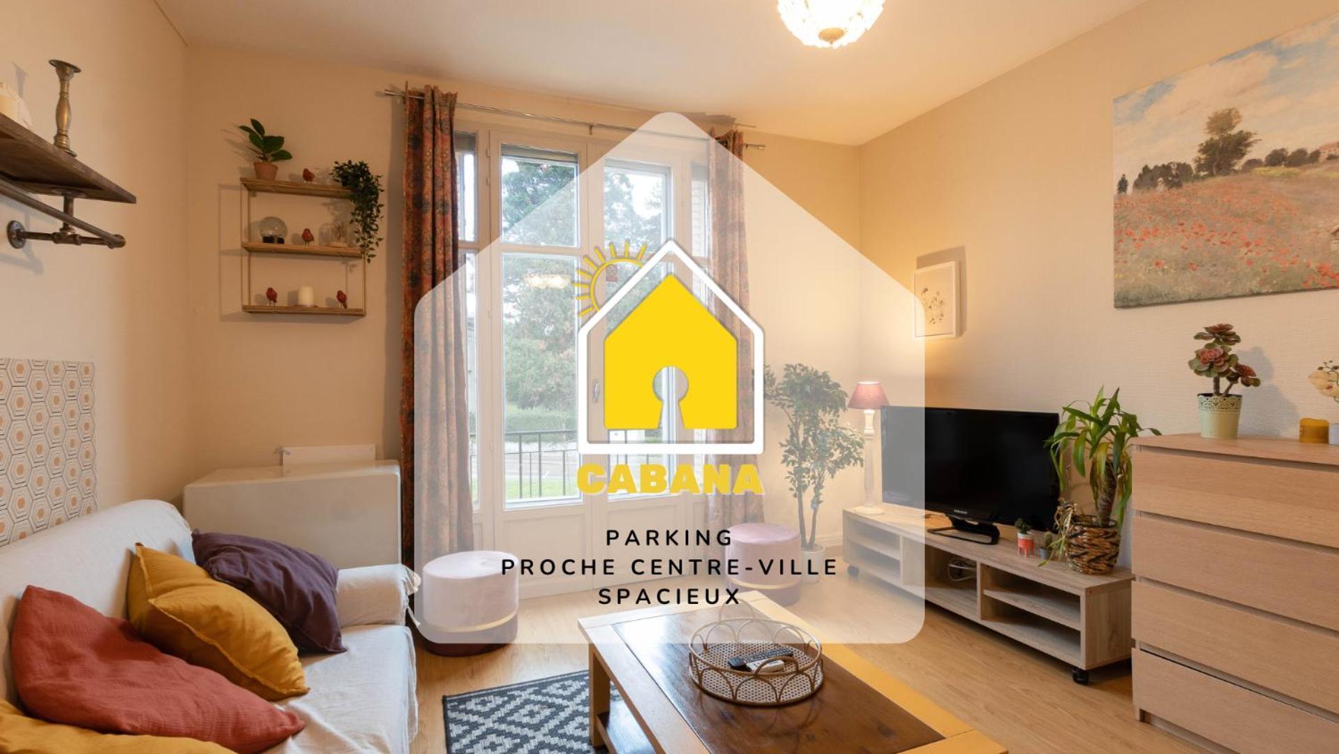 Cabana & Confort - Proche Centre-Ville , Parking 투르뉘 외부 사진